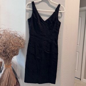 Ann Taylor Black Lace Mini‎ Dress, Size 2